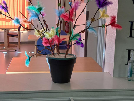 La déco de carnaval se précise.....