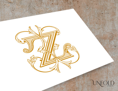 XZ or ZX monogram in Vintage | Unfold MonogramsDiscover timeless