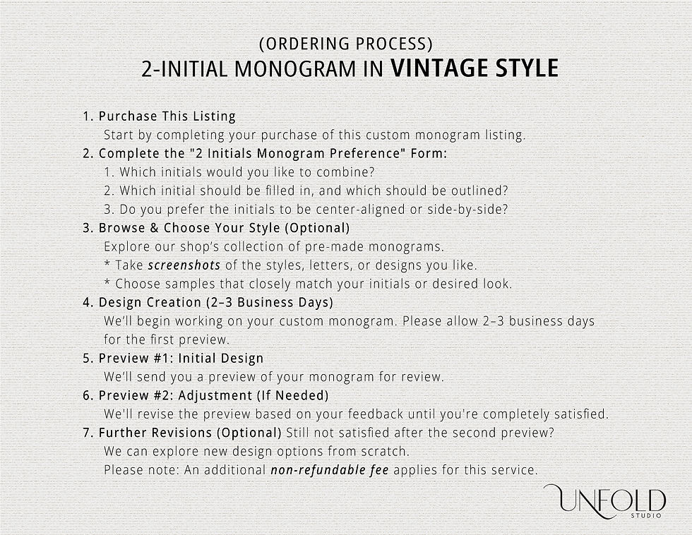 Thumbnail: 2 Initials in VINTAGE Style
