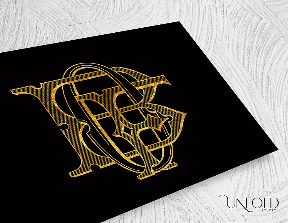 Thumbnail: F, B, O - 3 Initial Monogram