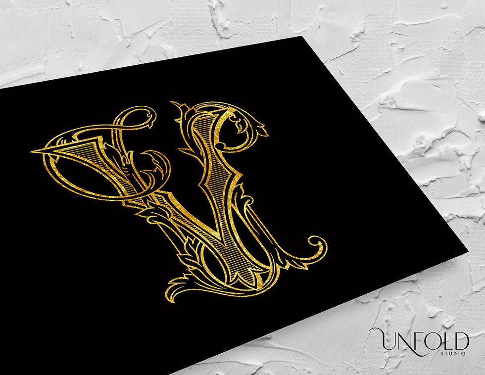Thumbnail: UV and VU monogram  in Vintage
