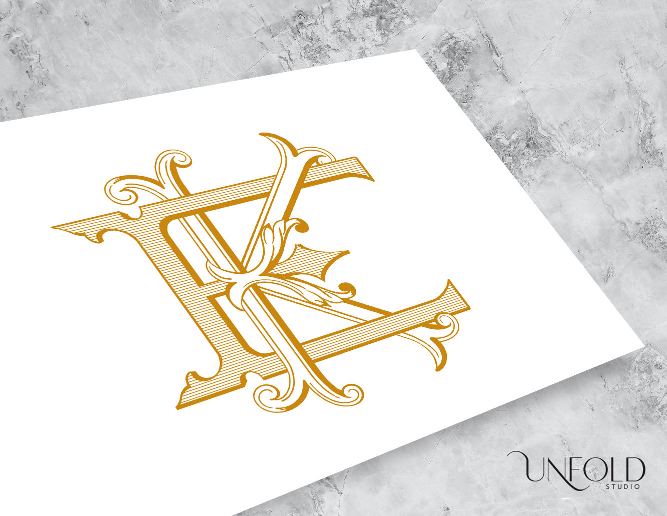 KE or EK Classic Monogram