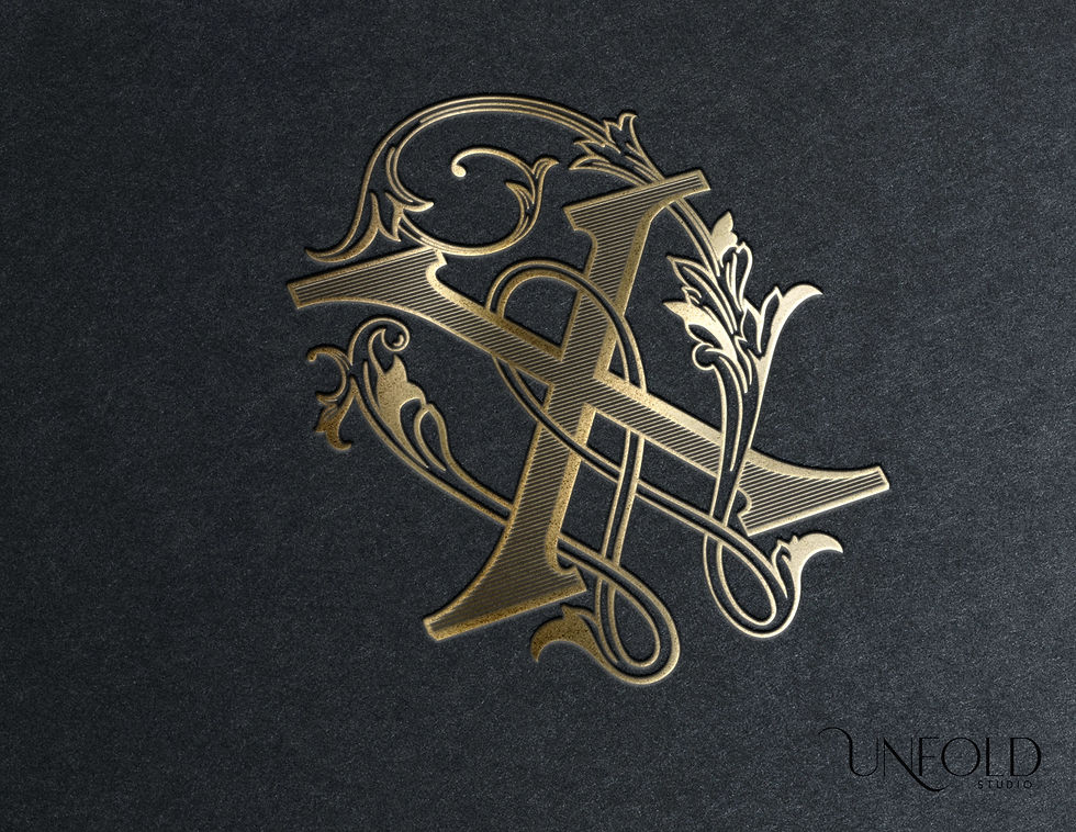 Thumbnail: Vintage X and W monogram logo design