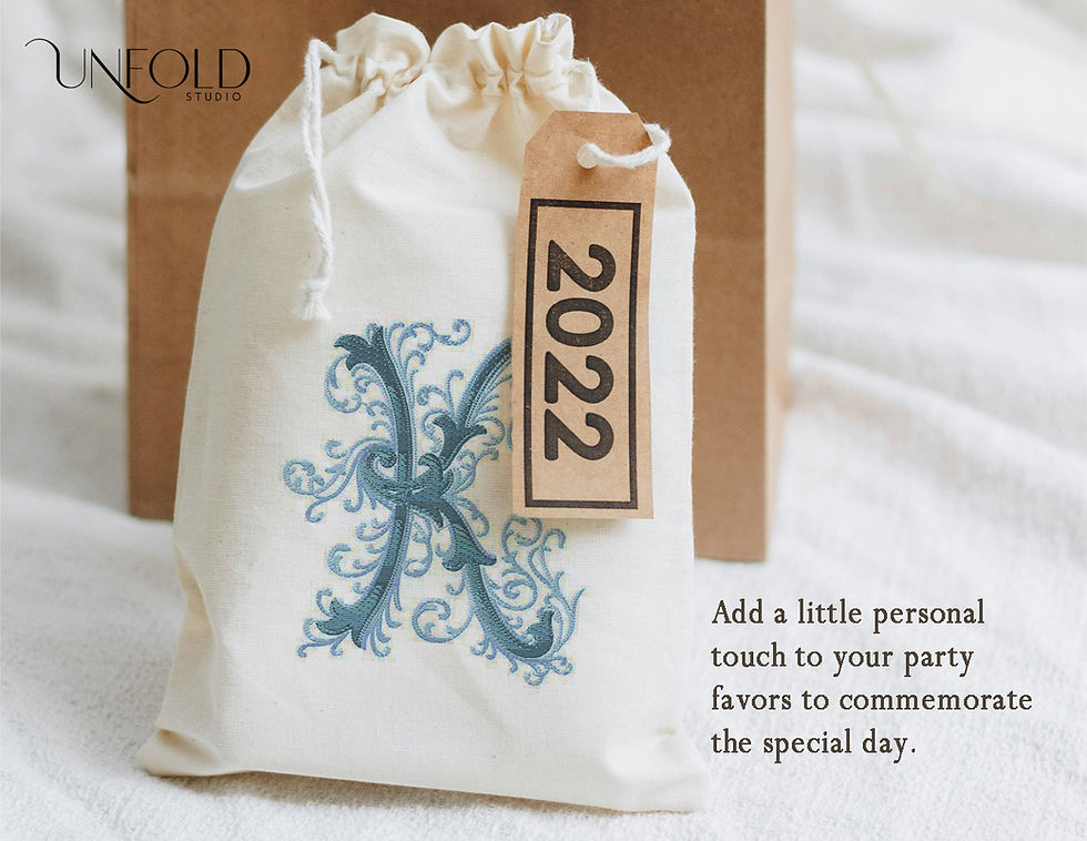 Thumbnail: Embroidered-style decorative letter K with elaborate swirls and scrolls, featuring intricate, flowing designs.