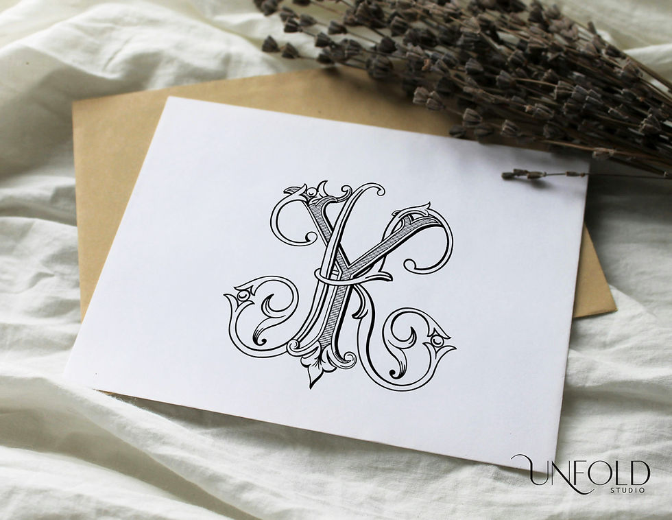 Thumbnail: KY and YK monogram design