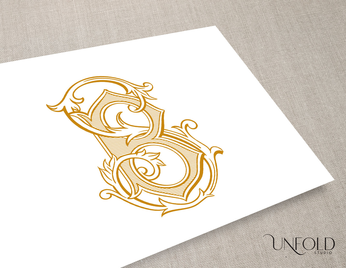 SB and BS monogram in Vintage