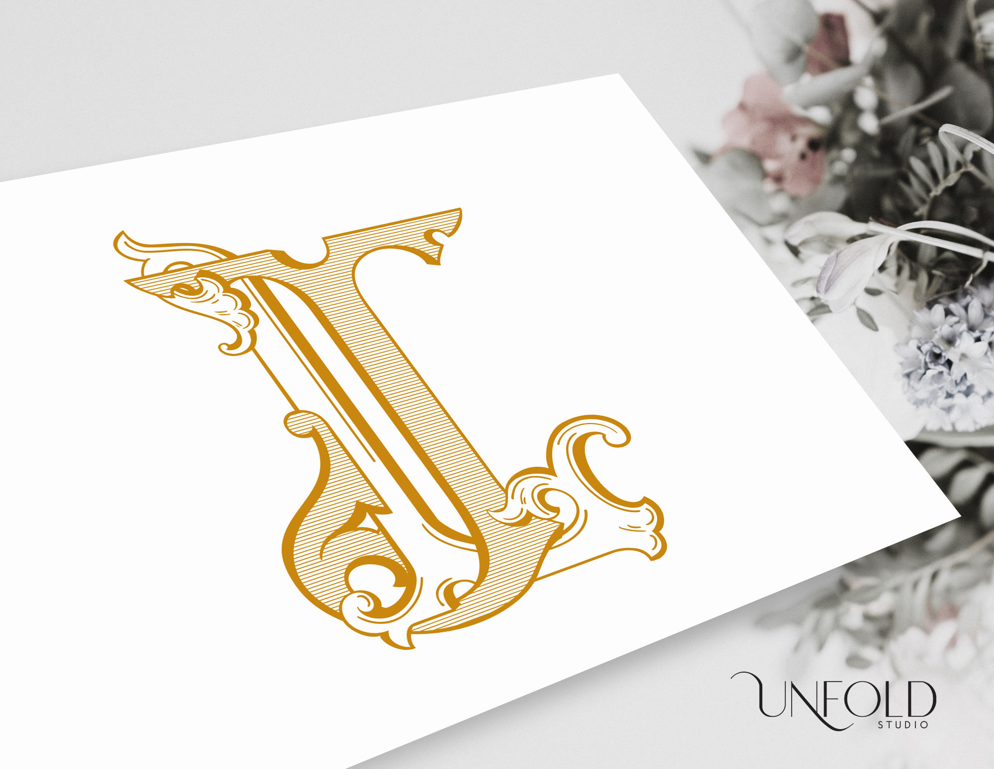 JL or LJ Classic Monogram