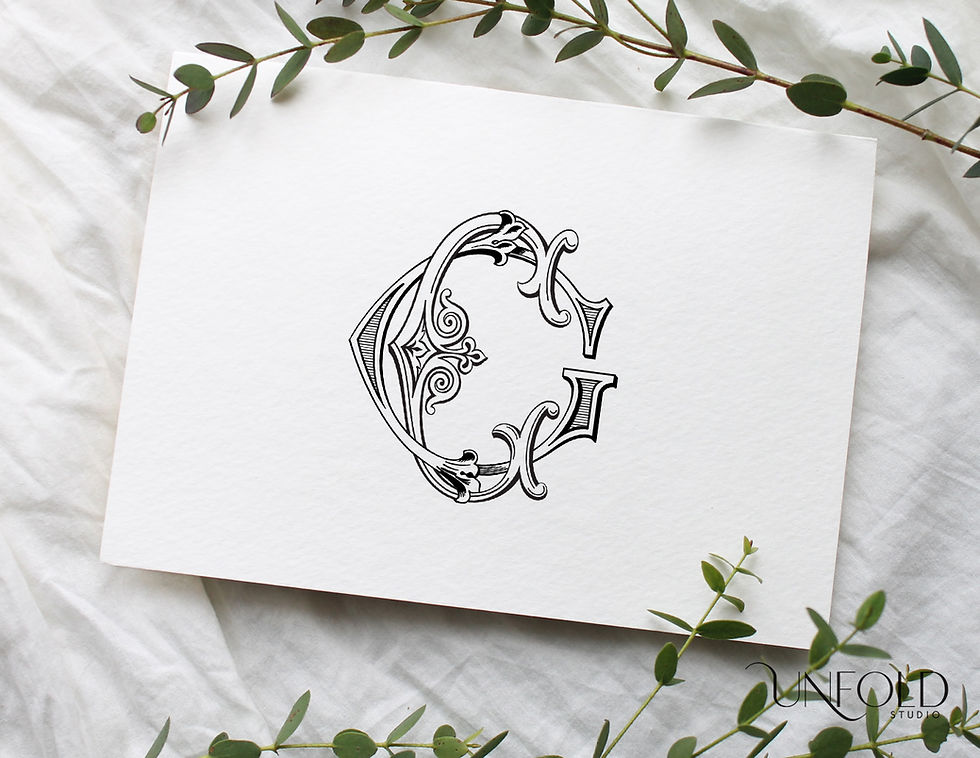 Thumbnail: GC and CG monogram  in Vintage