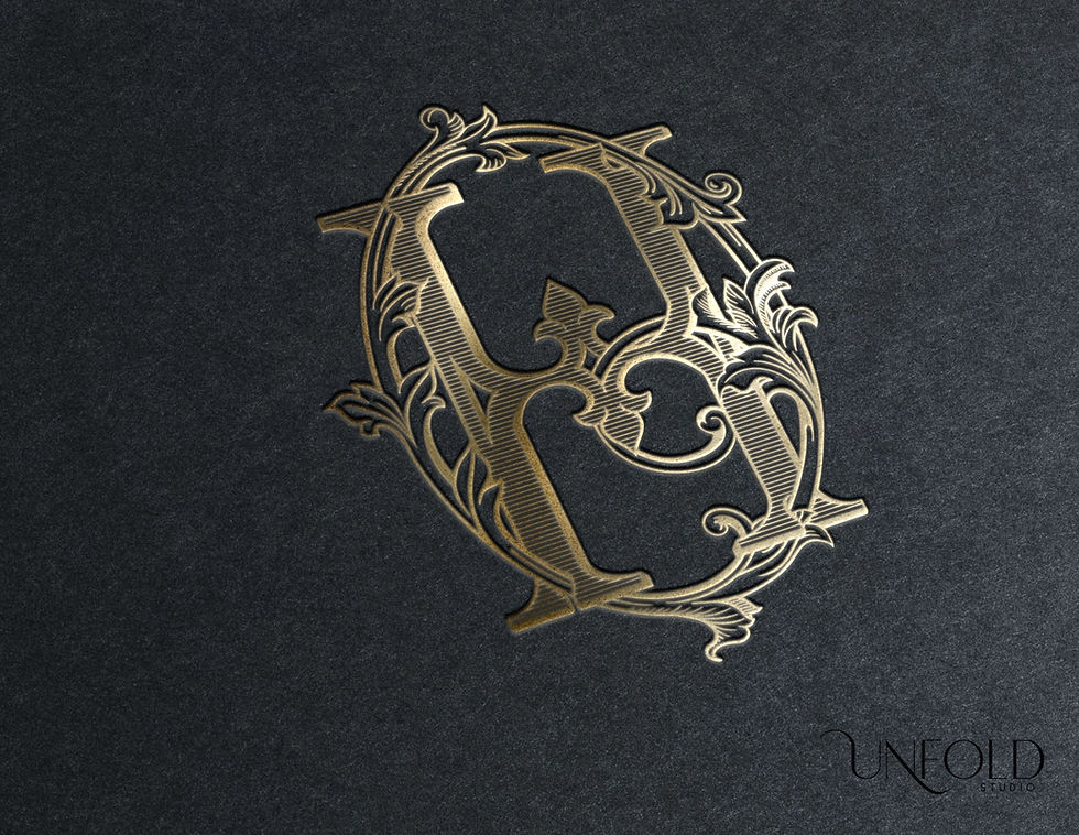 Thumbnail: Vintage gold OH monogram logo