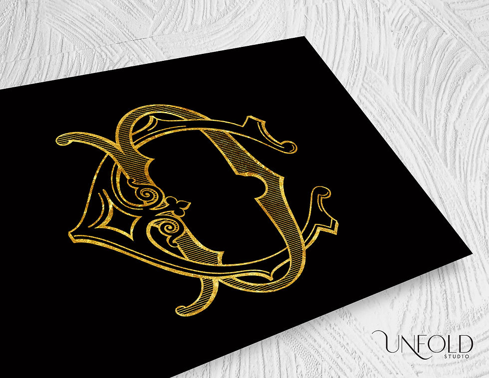 Thumbnail: Gold D and C monogram on black background