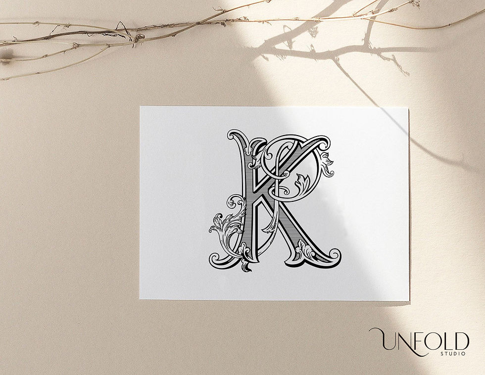 Thumbnail: KP or PK monogram  in Vintage