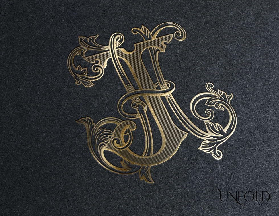 Thumbnail: HJ and JH monogram  in Vintage