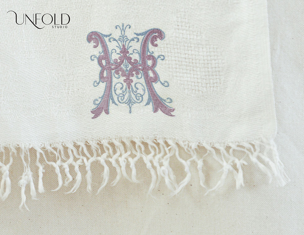 Thumbnail: Embroidered-style decorative letter H with elaborate swirls and scrolls, featuring intricate, flowing designs.