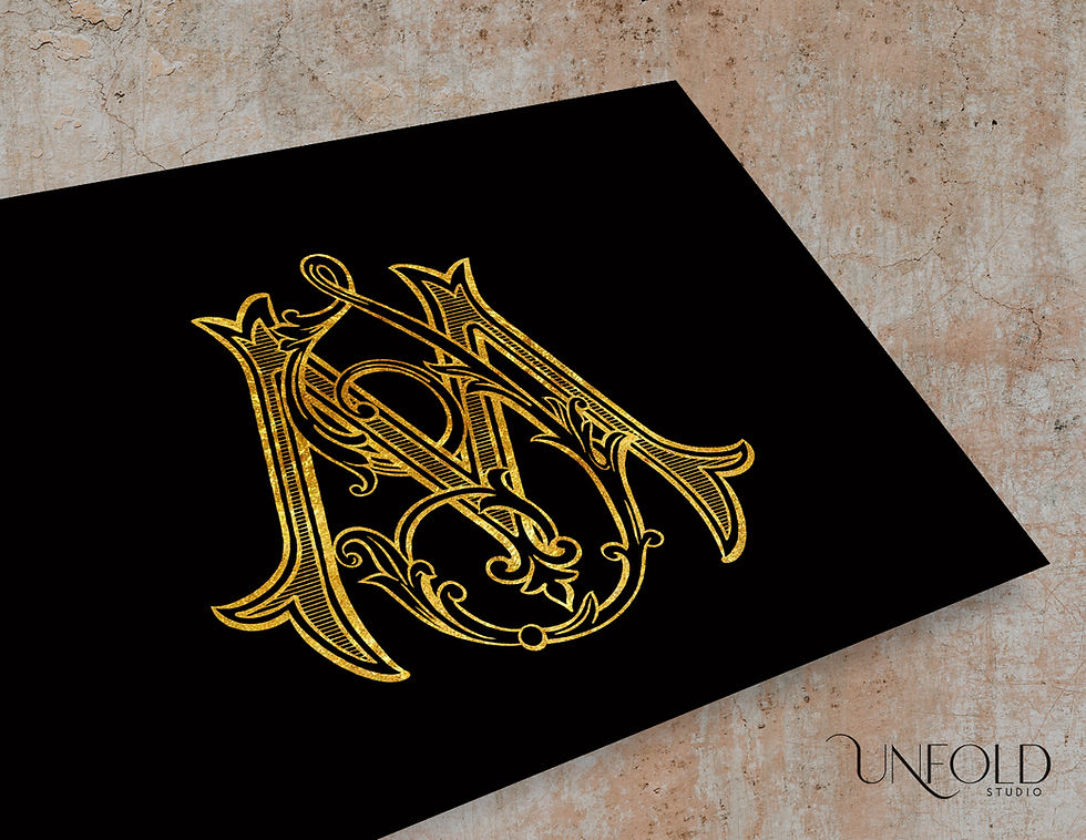 Thumbnail: JM or MJ monogram  in Vintage