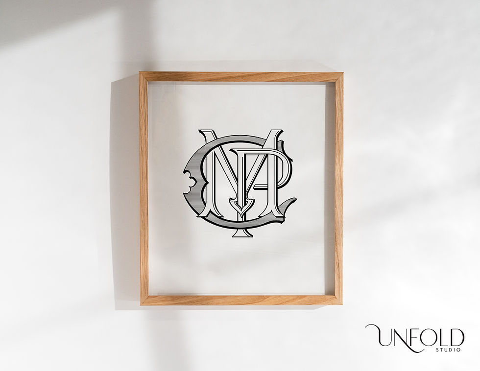 Thumbnail: Elegant interlocking monogram featuring the initials C, M, P in a stylized, overlapping design