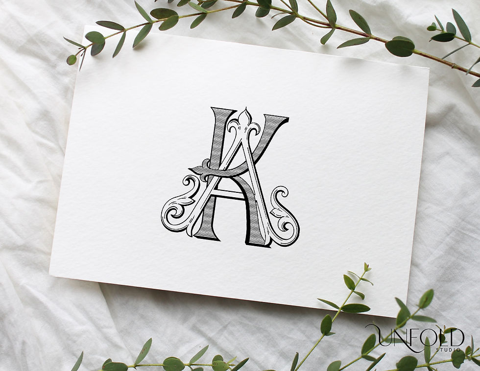 Thumbnail: KA or AK Classic Monogram