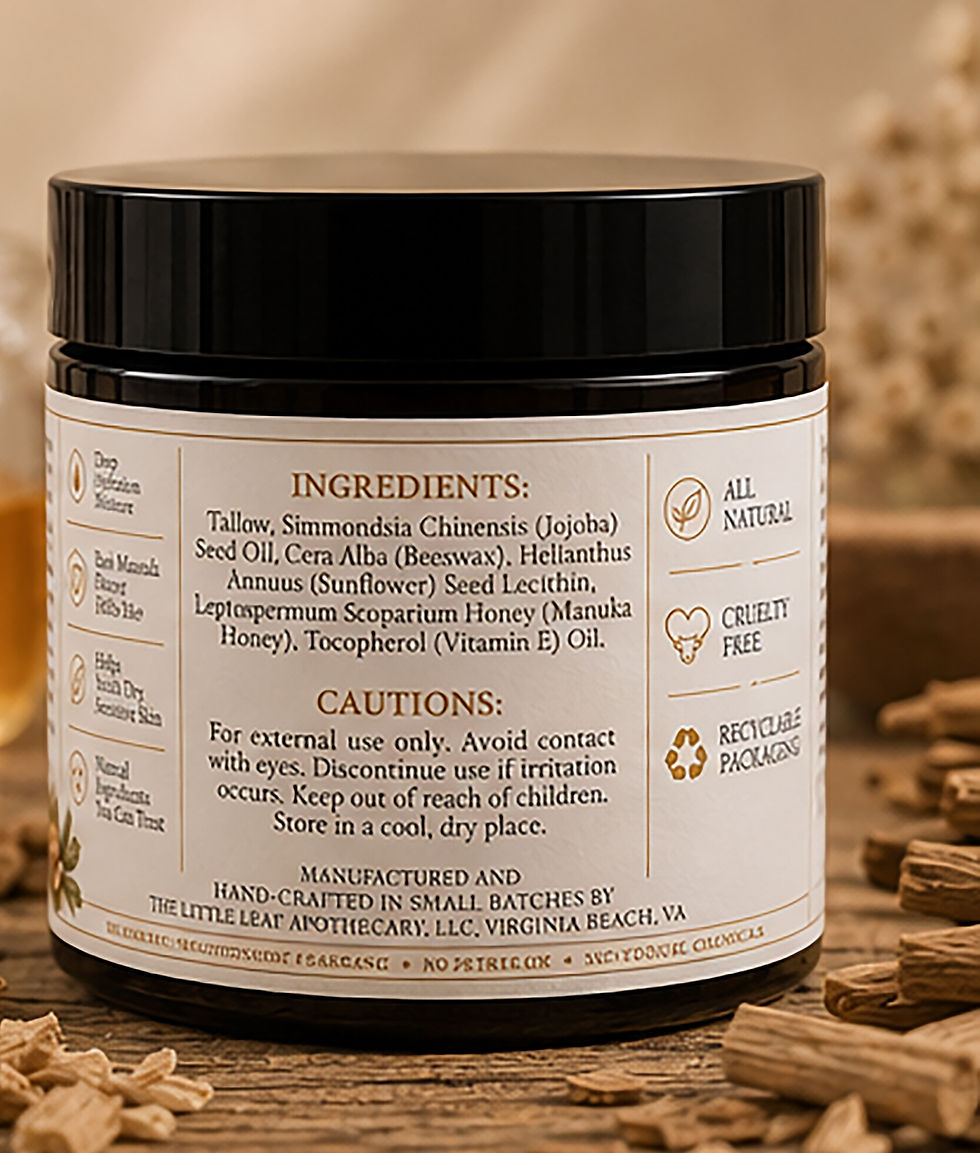 Thumbnail: Honey Tallow Balm - Sandalwood & Vanilla | Restorative Skin Balm