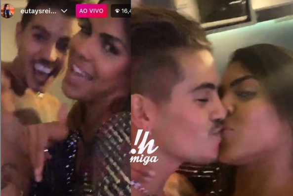Tays Reis Faz Festa Com Biel E Registra Primeiro Beijo Fora De A Fazenda 12