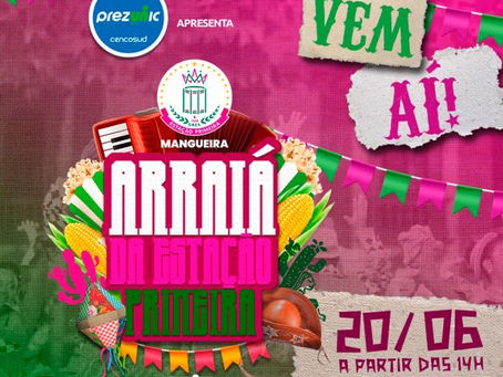 Mangueira promove arraiá virtual neste domingo (20); saiba onde assistir