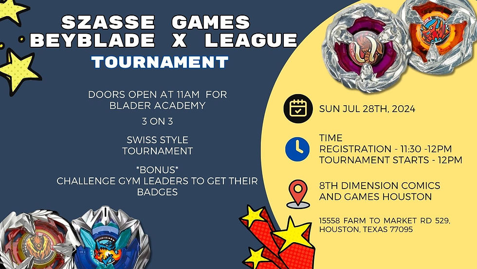 Szasse Games Beyblade X League