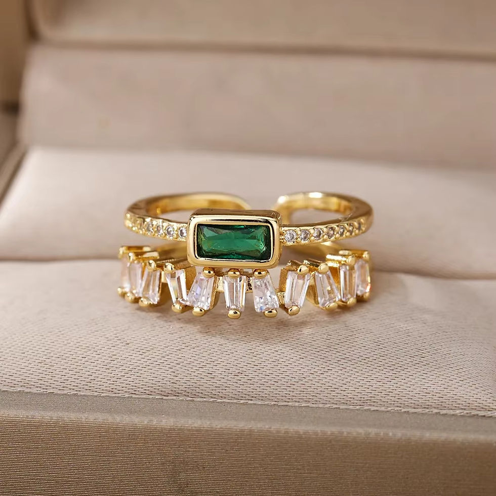 Thumbnail: Emerald Bloom Ring