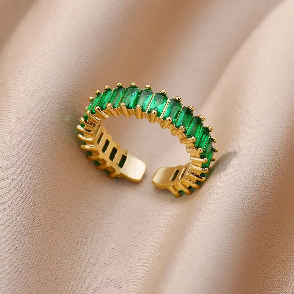 Thumbnail: Emerald Bloom Ring