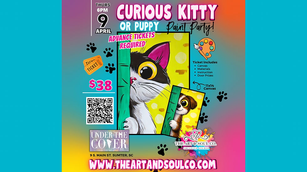 “Curious Kitty/Pup” @ Under The Cover