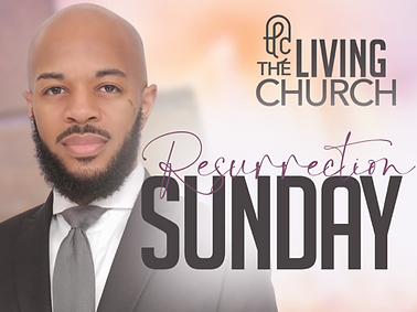 Image of The Living Church Resurrection Sunday recording advertisement