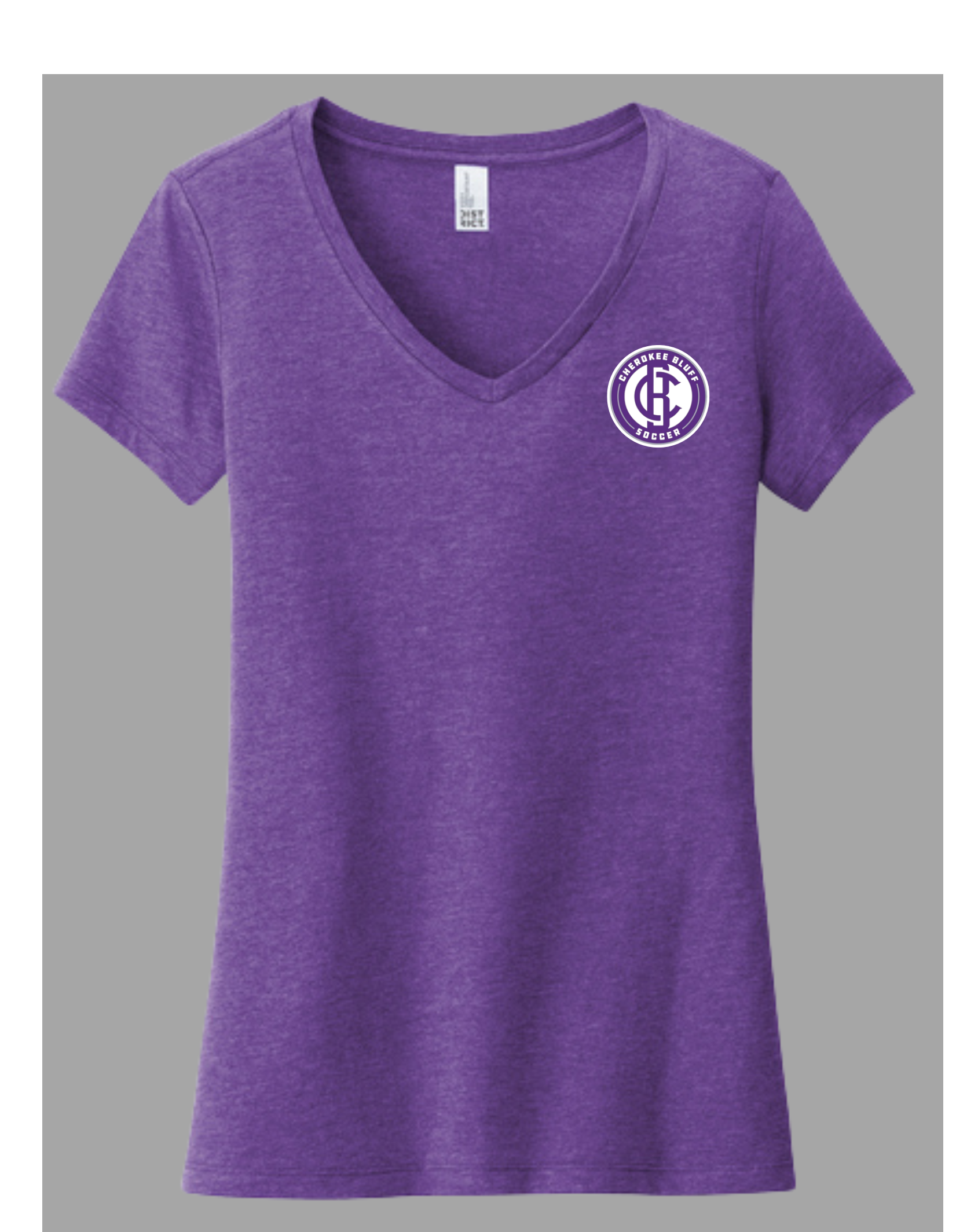 Ladies Purple V-neck