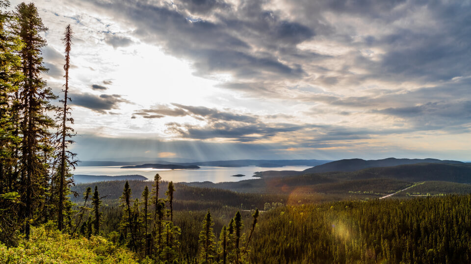 Vue du paysage du Nitassinan et innu-aitun