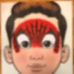 spiderman face paint example