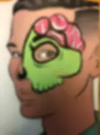 zombie face paint