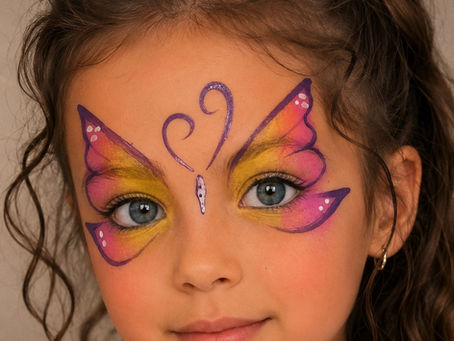Easy Butterfly Face Paint - A Step by Step Guide for Beginners