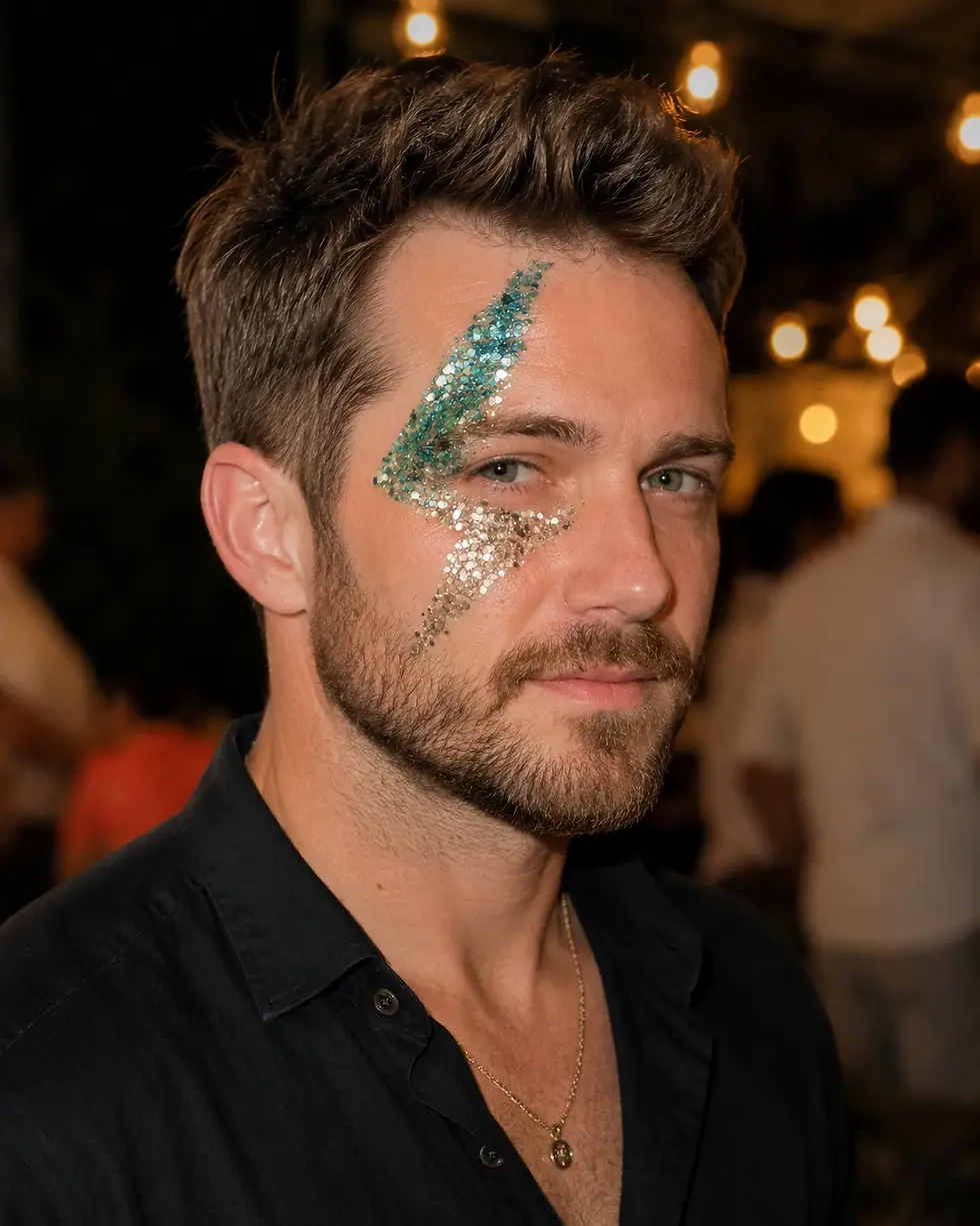 Glitter Look voor mannen