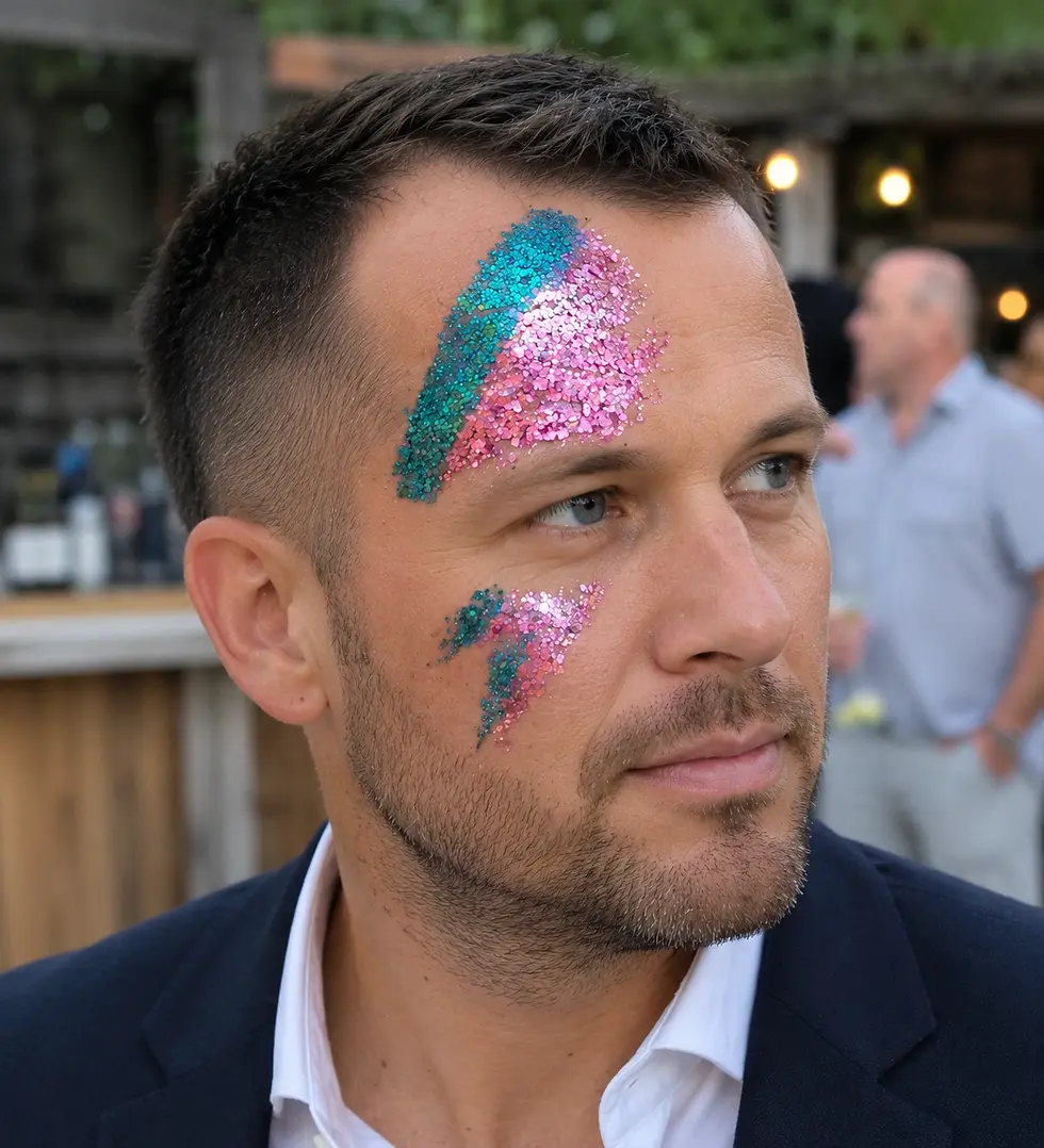 Glitter Look voor mannen