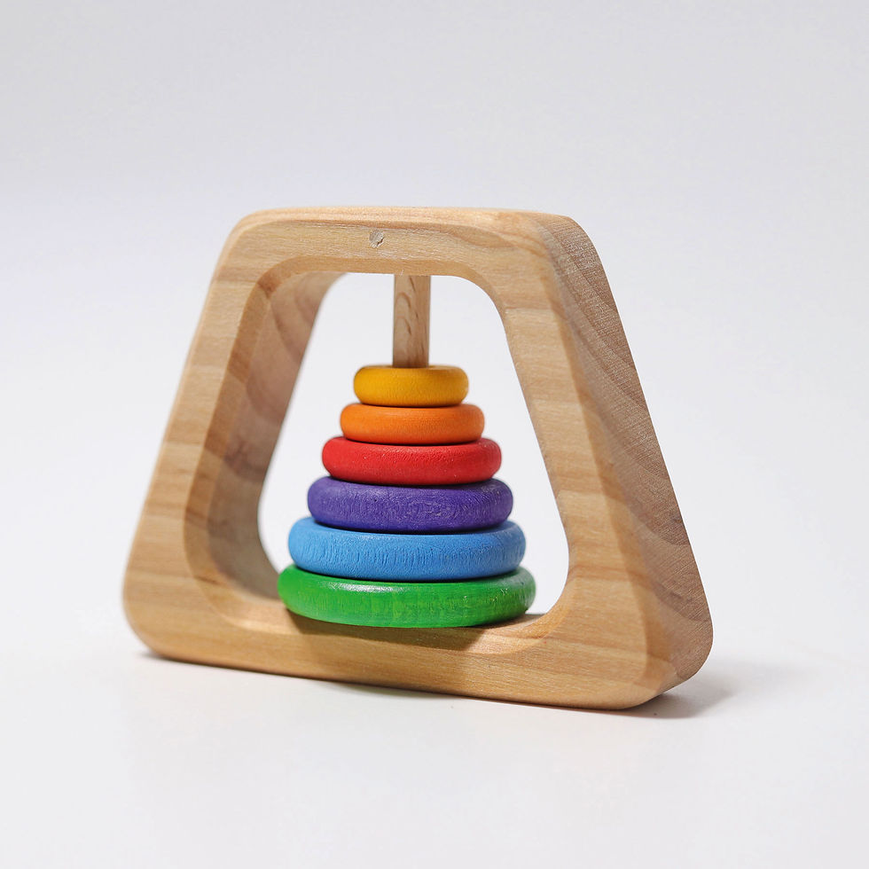 Duurzame Sinterklaas Cadeaus - houten rammelaar