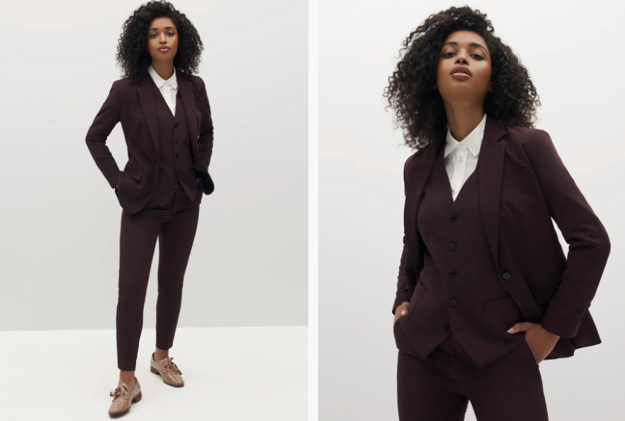woman in a suit