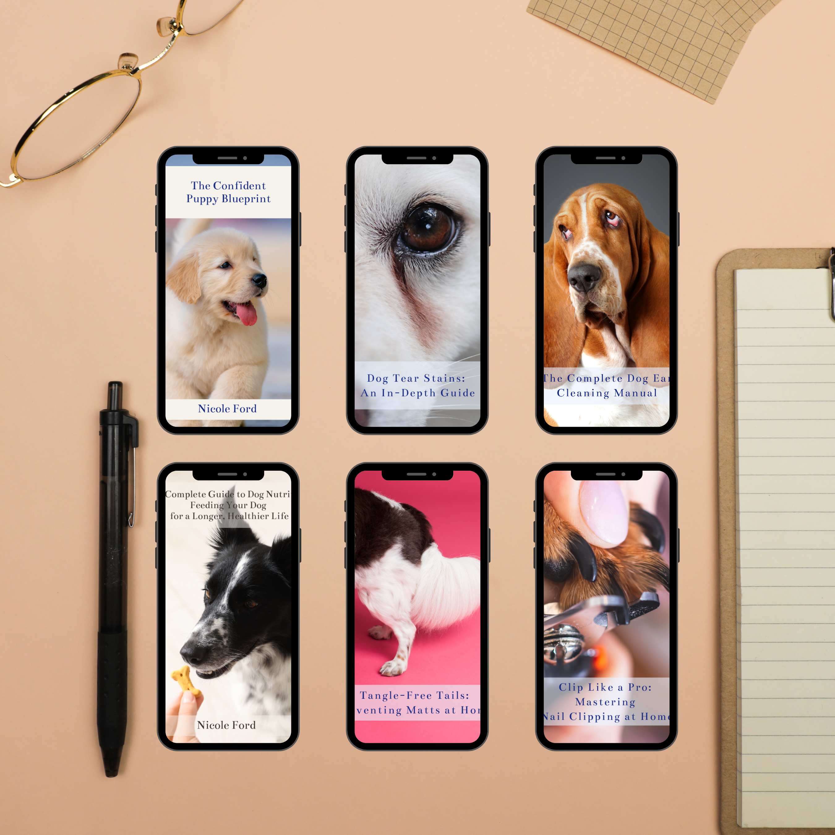 Dog Grooming at Home & Puppy Training Bundle – 6 eBooks on Dog Care
