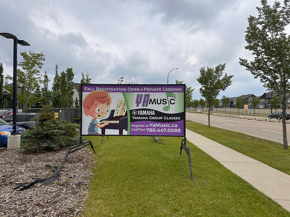 Custom portable signs in Edmonton - Rent affordable temporary signage solutions for events and businesses in Edmonton