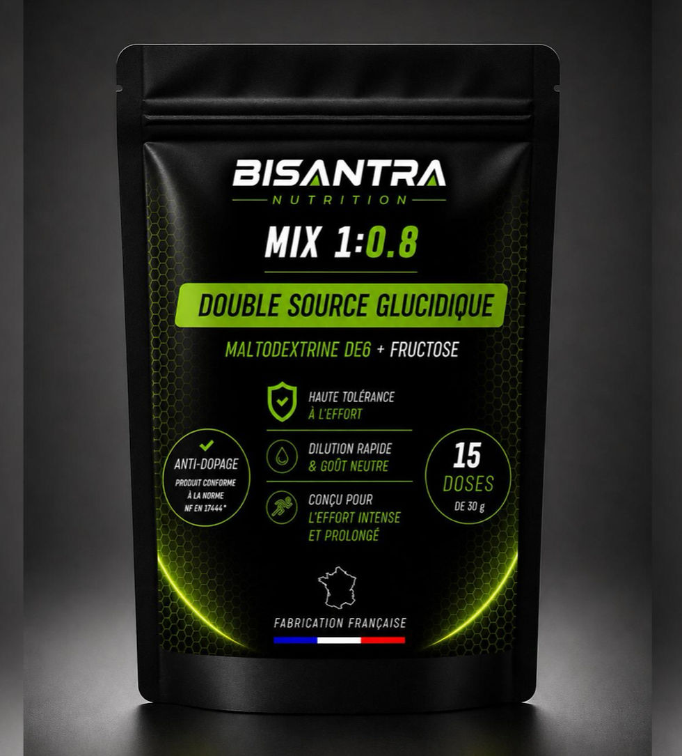 Sachet de Mix Maltodextrine et Fructose 1:0,8 BISANTRA – face avant