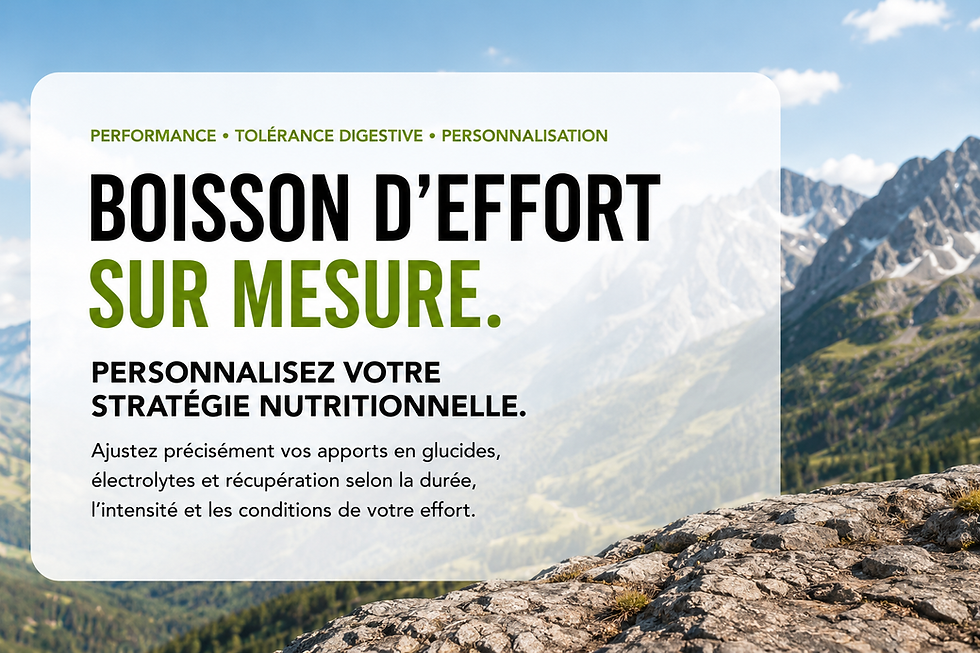 Nutrition sportive personnalisée BISANTRA pour les sports d’endurance