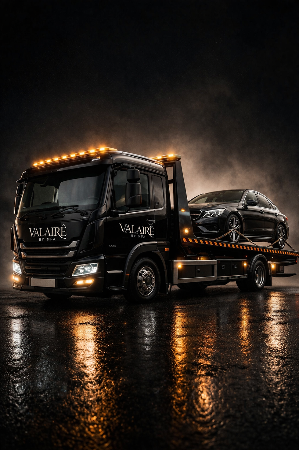 Valaire By MFA Recovery collecting a car that has broken down.