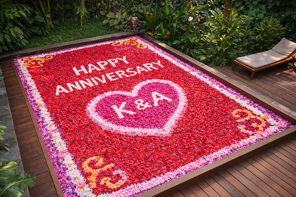 Flower Pool Bali Style Events Decor