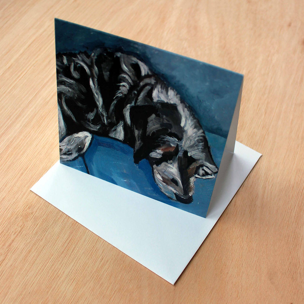 Thumbnail: Woody Sleeping Pack of 5 Greeting Cards