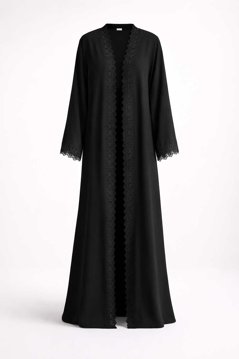 Miniature : Abaya Rosace Andalouse – Dentelle & Cristaux
