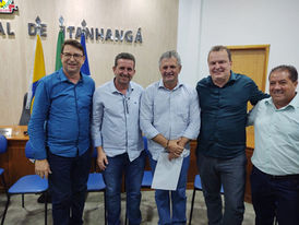 Itanhangá entregou obras e veículos e agraciou autoridades com títulos de cidadão Itanhangaense