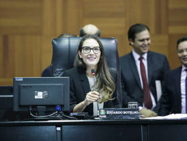Janaina Riva, Presidente da Assembleia Legislativa Foca em Assuntos Macros no Estado