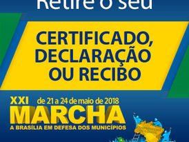 Saiba como retirar seu certificado de participação na XXI Marcha