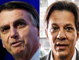 Bolsonaro perde de Haddad por 45% a 39% no 2º turno, diz Datafolha