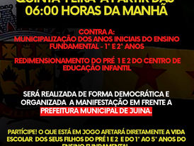 Em Juína a comunidade escolar busca respeito e o direito de participar das ações prol a educação